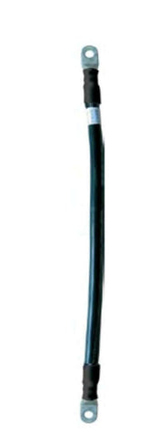 2 AWG Black 12" Battery Cable w/ Lugs